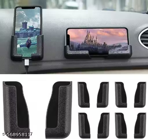 New Self Adhesive Dashboard Mount Car Phone Holder, Adjustable all Mobile Phone Holder for Car Driving Bracket Phone Holder Wall Mount( Multicolour).