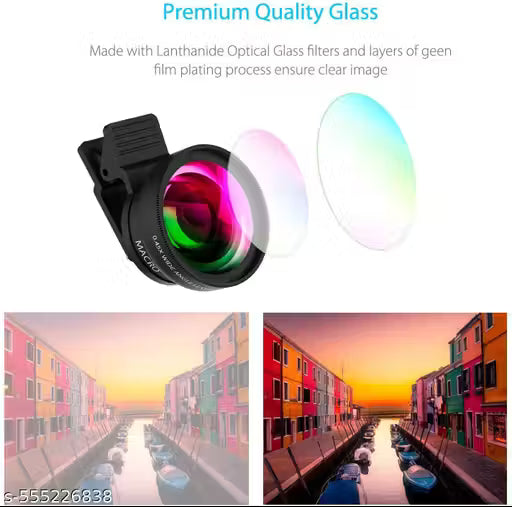 0.45x Wide Angle + Macro Lens for Mobile – Capture Stunning Close-Ups & Landscapes